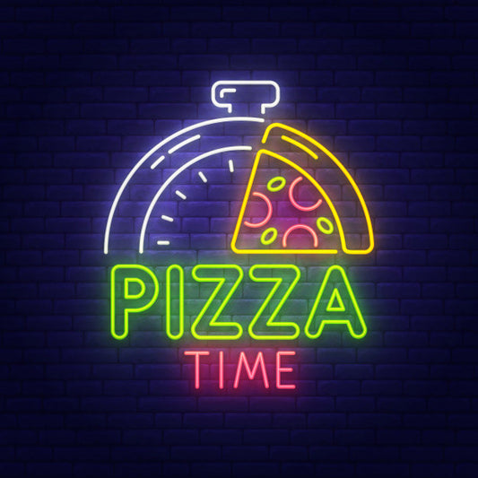 Pizza neon led  light