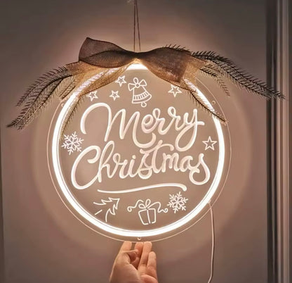 Merry Christmas Neon Sign – Festive Holiday Glow