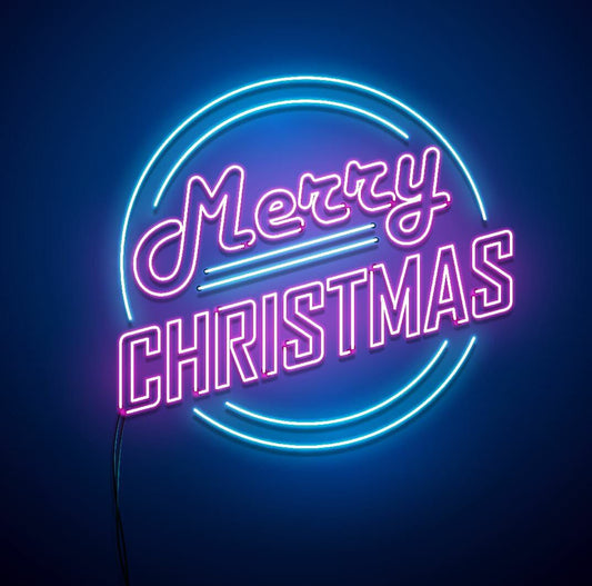 Merry Christmas neon sign