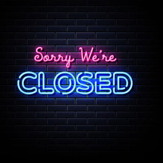 LED Neon “Closed” Sign