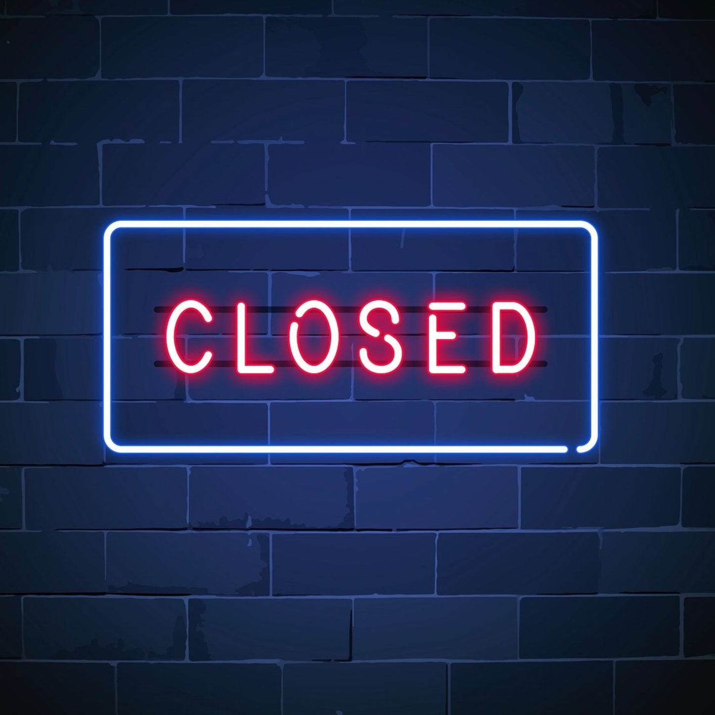 LED Neon “Closed” Sign