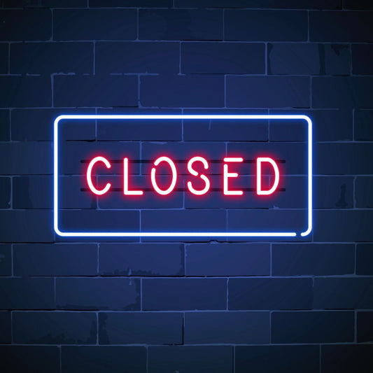 LED Neon “Closed” Sign