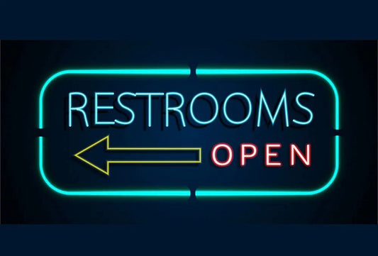 Restroom Open Neon Sign