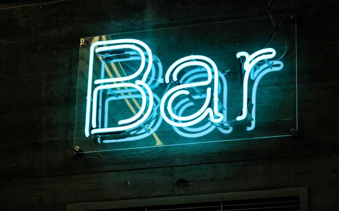 LED Neon “Bar” Sign