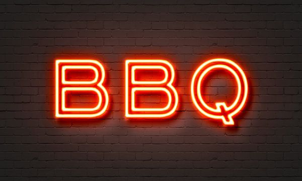 LED Neon “BBQ” Sign