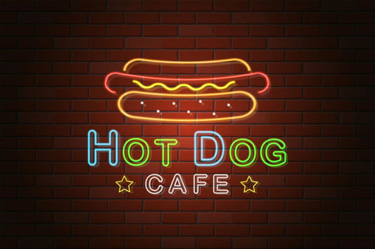 LED Neon “Hot Dog Cafe” Sign