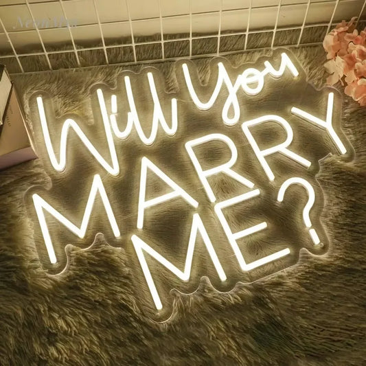 Will You Marry Me Neon Sign